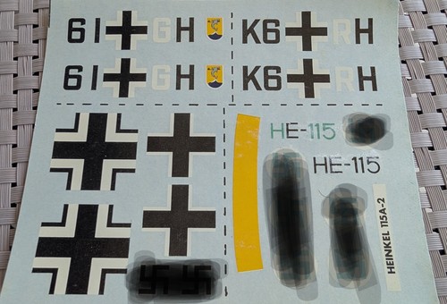 Decal 115 matchbox 72 - he-115, 1:72