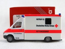 Herpa 044530 MB Sprinter Strobel RTW (1995) "DRK KV Hanau" 1:87/H0 unbesp./OVP