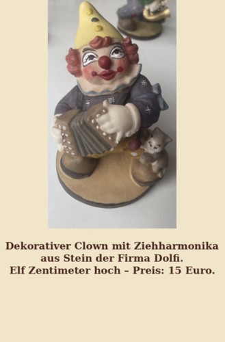 Clown mit ziehharmonika dolfi - mit,