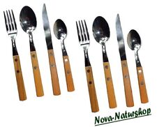 Holz  Besteck , Besteck mit