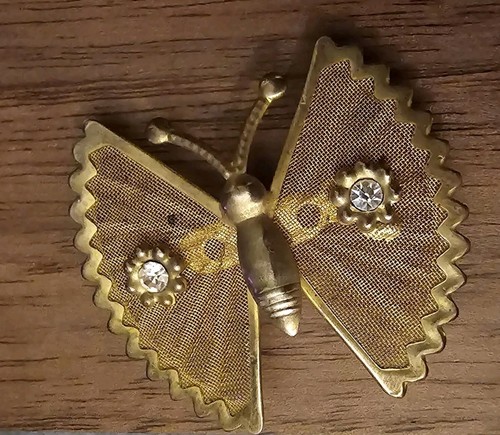 Vintage brosche schmetterling - vintage,