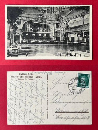 Freiberg 1928 konzert - ak,