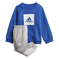 Adidas 3-Stripes Logo Fleece Kinder Trainingsanzug GM8976 Bequem, stylisch Gr.74