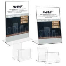 HMF Acryl Tischaufsteller Aufsteller Menükartenhalter Kartenhalter Glasklar