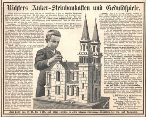 Richters anker steinbaukasten - "richters, anker-steinbaukasten