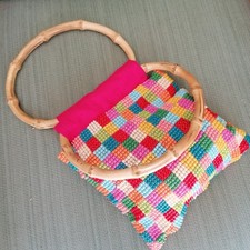Perlen Handtasche