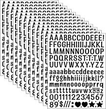 15 Blätter Buchstaben