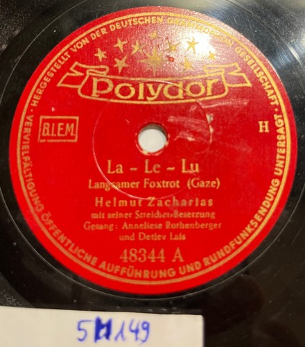 78rpm lu h zacharias - la, h.