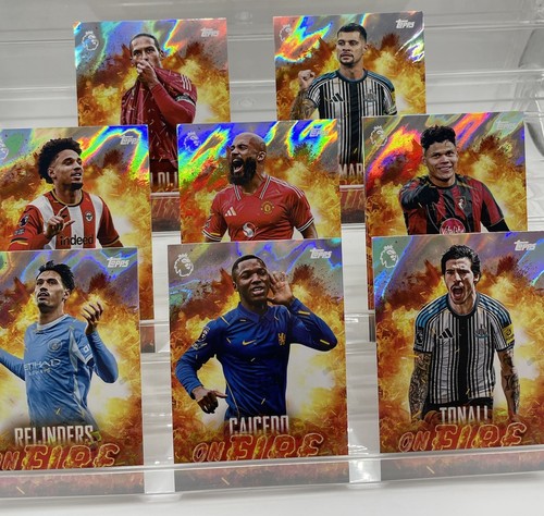 Fire inserts topps - fire,