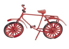 Miniatur Fahrrad rot 9,5 cm