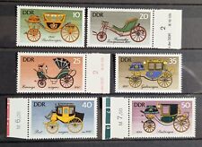 DDR '76 Mi2147-52 Historische Kutschen Oldtimer Satz Briefmarke Stamp Timbre MNH