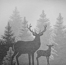 Hirsch Panel 47x47cm