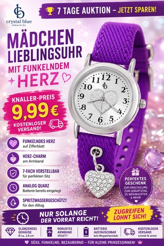 Kinderuhr mädchen armbanduhr - kinderuhr,
