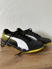 Puma-Schuhe, schwarz / gelb, Größe 42, Gebraucht, in gutem Zustand