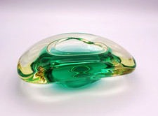 schöne Glasschale -  Bohemia