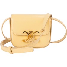 Celine leather mini triomphe - celine,