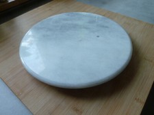 Servierplatte runde Marmorplatte,drehbar Servierteller-/Tablett | Zustand: Top