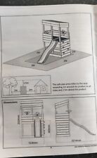 kletterturm mit rutsche