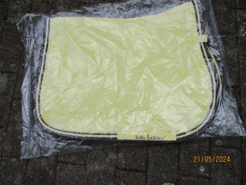 Dressur schabracke gelb - ,, mit
