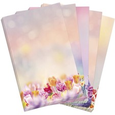 Briefpapier A4 Blumen Mix 50