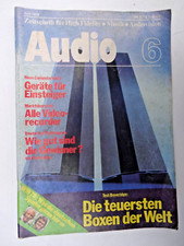 AUDIO 6/78, BEVERIDGE,B&W DM 67, WEGA ELCASET E 4950,JORDANOW BÄNDCHEN HOCHTÖNER