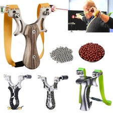 Profi Steinschleuder Jagd Schleuder Camping Katapult Gummiband Sportschleuder