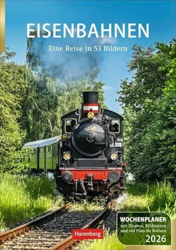 Eisenbahnen wochenplaner 2026 - eisenbahnen,