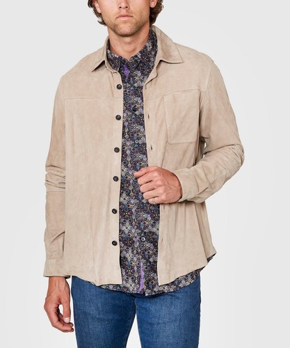 Herren hellbeige wildleder - hellbeige,