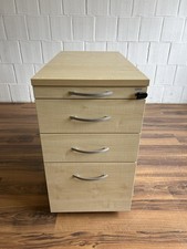 Samas office (Kinnarps) Rollcontainer 80cm Ahorn Hängeregister