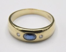 Saphir Diamant Brillant Band