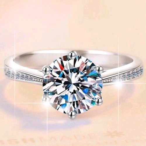 Echter moissanit diamantring - echter,