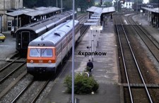 Original Dia: Dieseltriebwagenzug 614 der Deutschen Bundesbahn DB