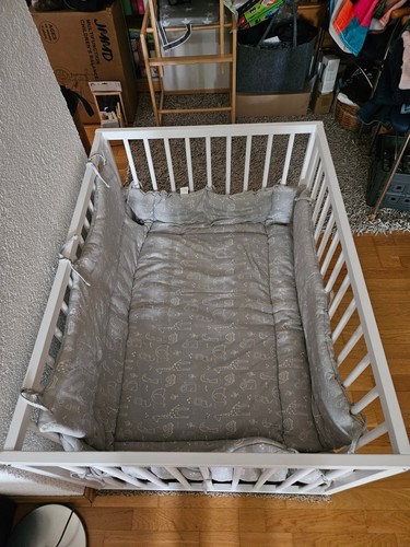 Laufställchen babybett holz - babybett,