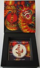 Tuvalu 1 Dollar 2017 Chinese New Year Dragon 1 Oz Silber