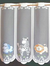 Scheibengardine Kindergardine Bistrogardine Dschungelgardine Breite ab 17 cm Neu