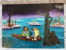 Stimmungsvolles Flussgemälde