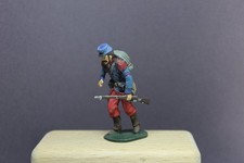Vollplastische Zinnfigur: französischer Infanterist 1870/71 , 54mm