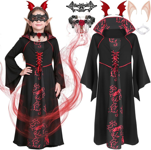 Vampir kostüm set damen - kostüm,