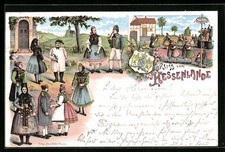 AK Gruss aus dem Hessenlande