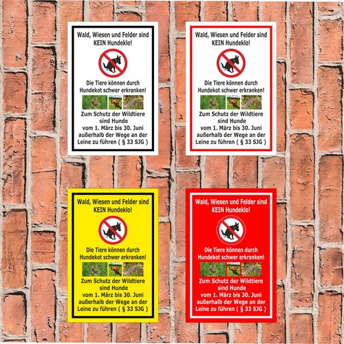 Schild wald wiesen und felder - schild,