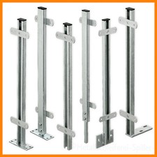 Zaunpfosten Geländerpfosten C-Profil Stahl feuerverzinkt verstellbar PITZL