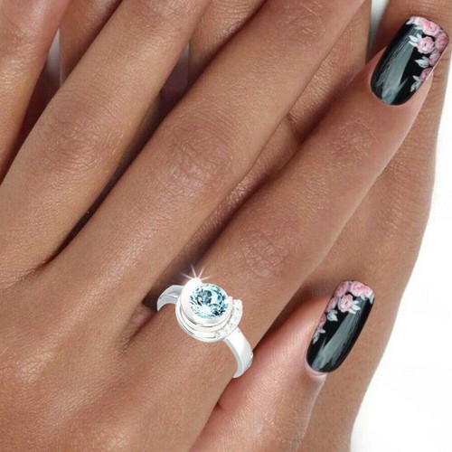 Damen ring 585 weißgold - 585,
