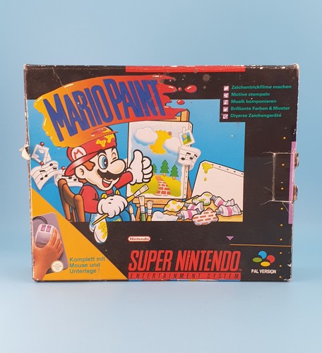 Mario paint snes - ovp, super