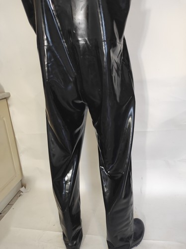 Latex gummi unisex latzhosen - latex,