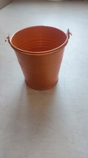 10x Deko Eimer ORANGE
