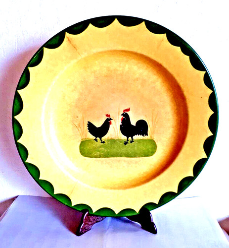 Speiseteller hahn henne - hahn,
