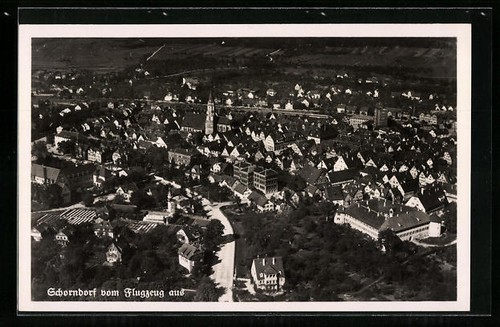 Ansichtskarte schorndorf - ansichtskarte,