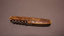 Altes kleines Jagdmesser Taschenmesser Anton Wingen Solingen Korkenzieher