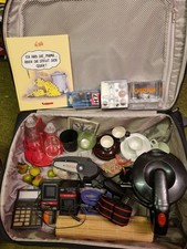 Titan Trolley Koffer  + Flohmarkt , Trödel Konvolut, Wasserkocher, Deko uvm