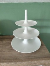 Etagere Groß Weiß 3-stufige